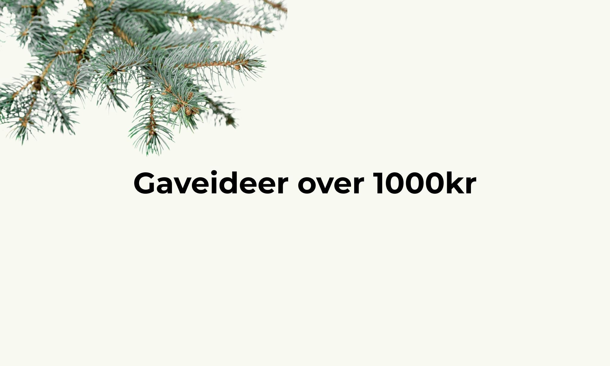 Eksklusive gaver over 1000 kr