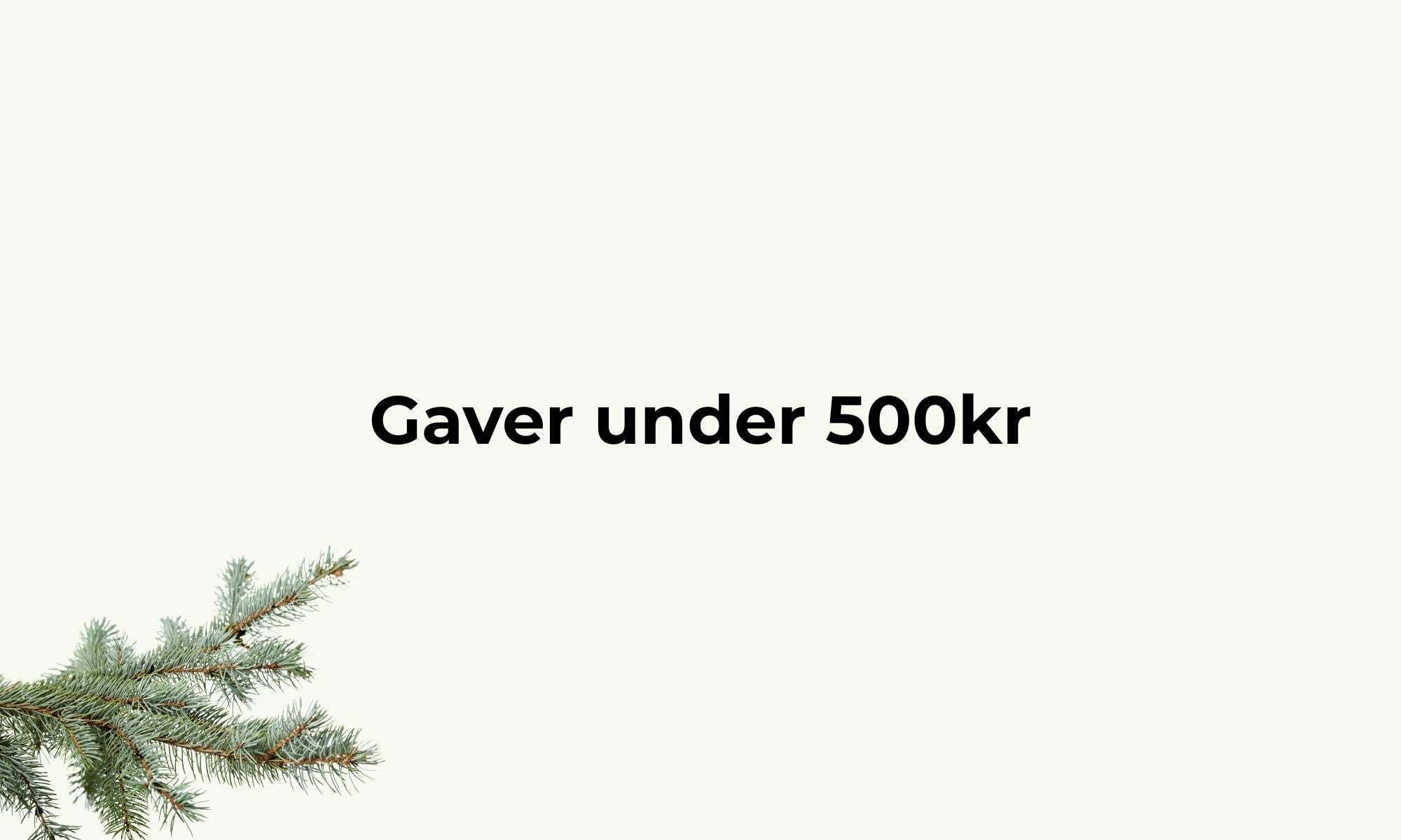 Gaver under 500 kr