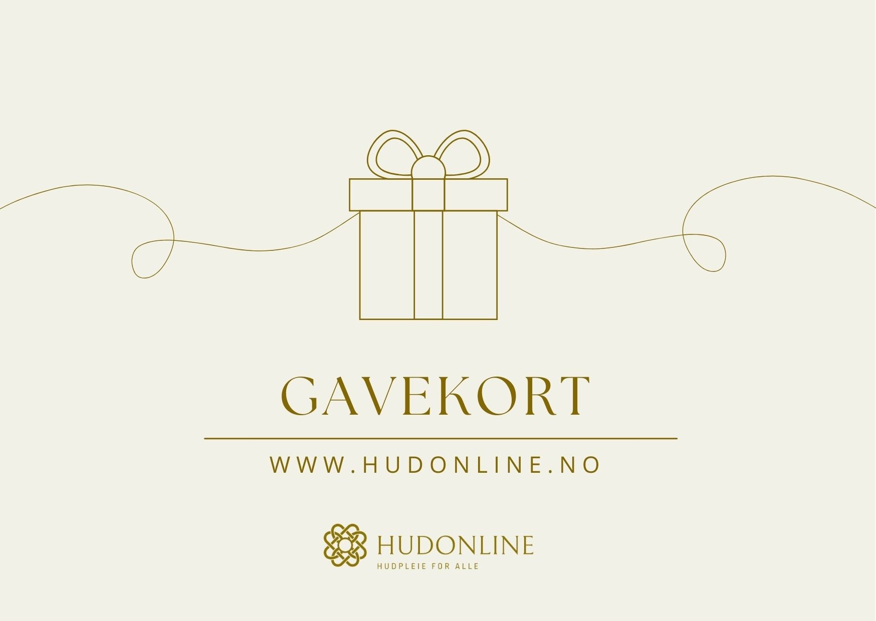 Gavekort - www.Hudonline.no 