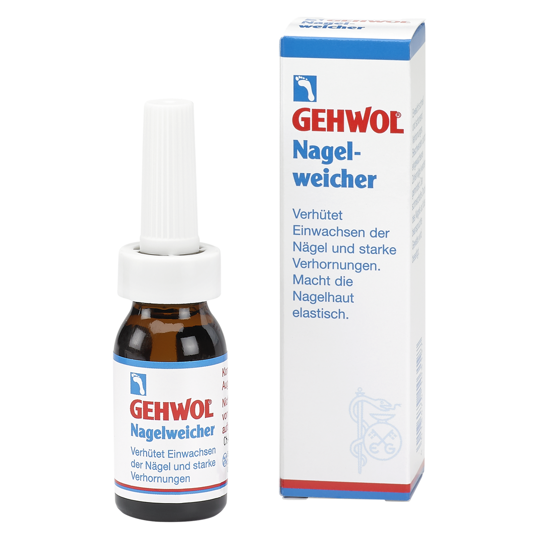 Gehwol Nail Softener 15 ml – neglemykner, ny emballasje