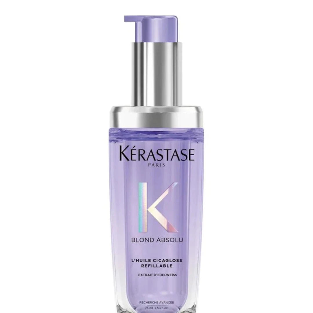 Kerastasé BLOND ABSOLU L´HUILE CICAGLOSS REFILLABLE HAIR OIL 75ML - www.Hudonline.no