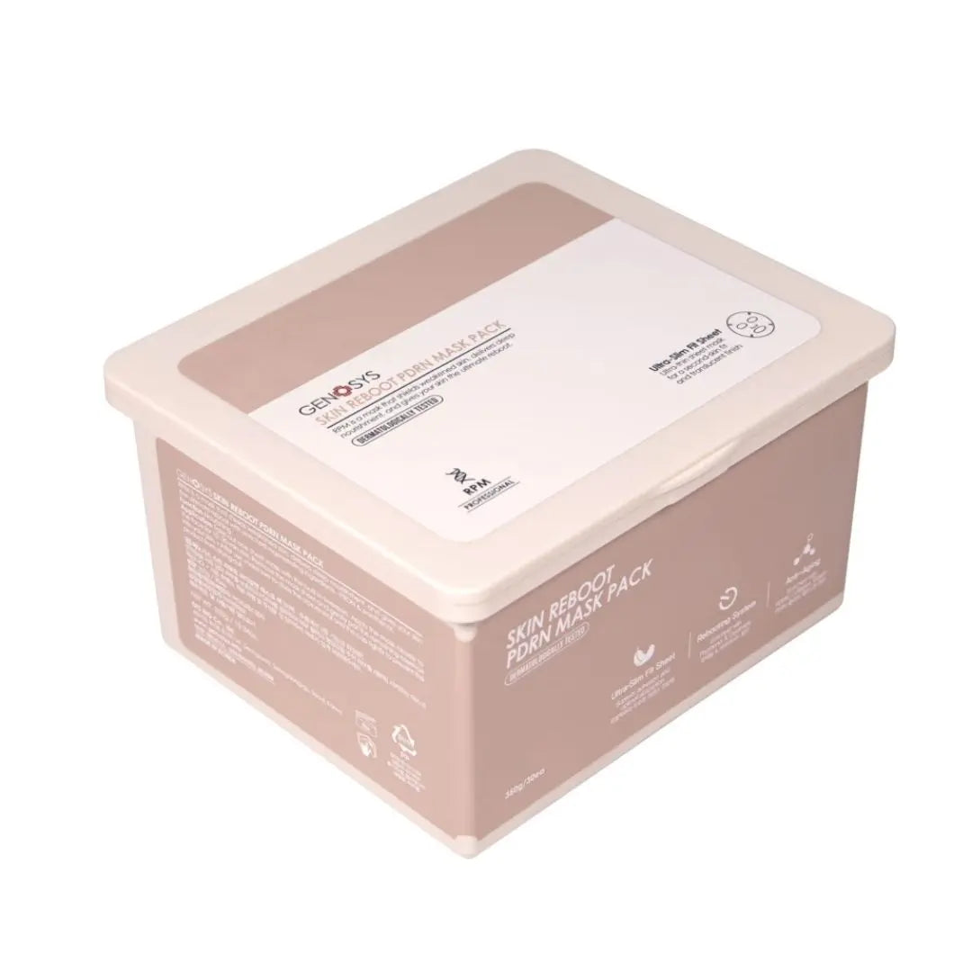Genosys Skin Reboot PDRN Mask Pack 30 stk - www.Hudonline.no