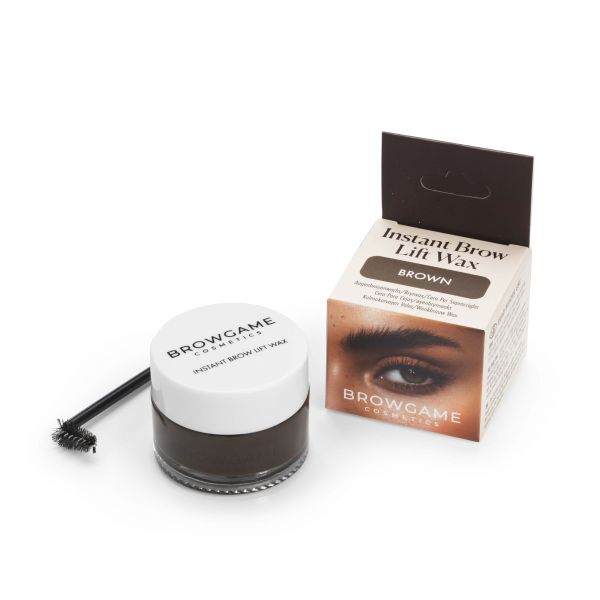 Browgame Cosmetics Instant Brow Lift Wax Brown - www.Hudonline.no 