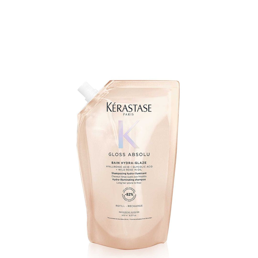 Kérastase GLOSS ABSOLU BAIN HYDRA-GLAZE SHAMPOO REFILL 500ML - www.Hudonline.no