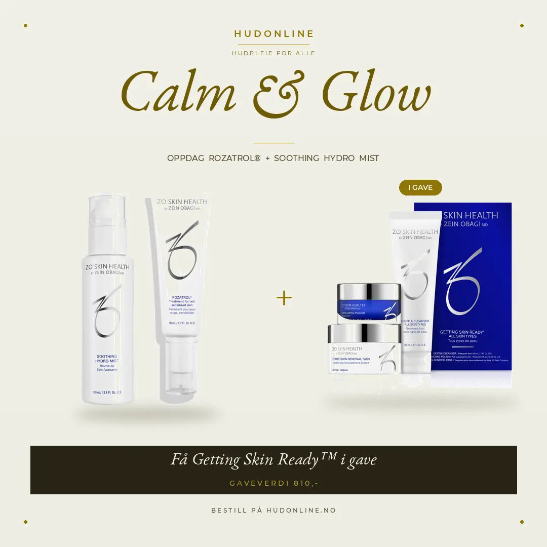 Calm & Glow – Rozatrol® + Soothing Hydro Mist | Gratis Getting Skin Ready™ Kit
