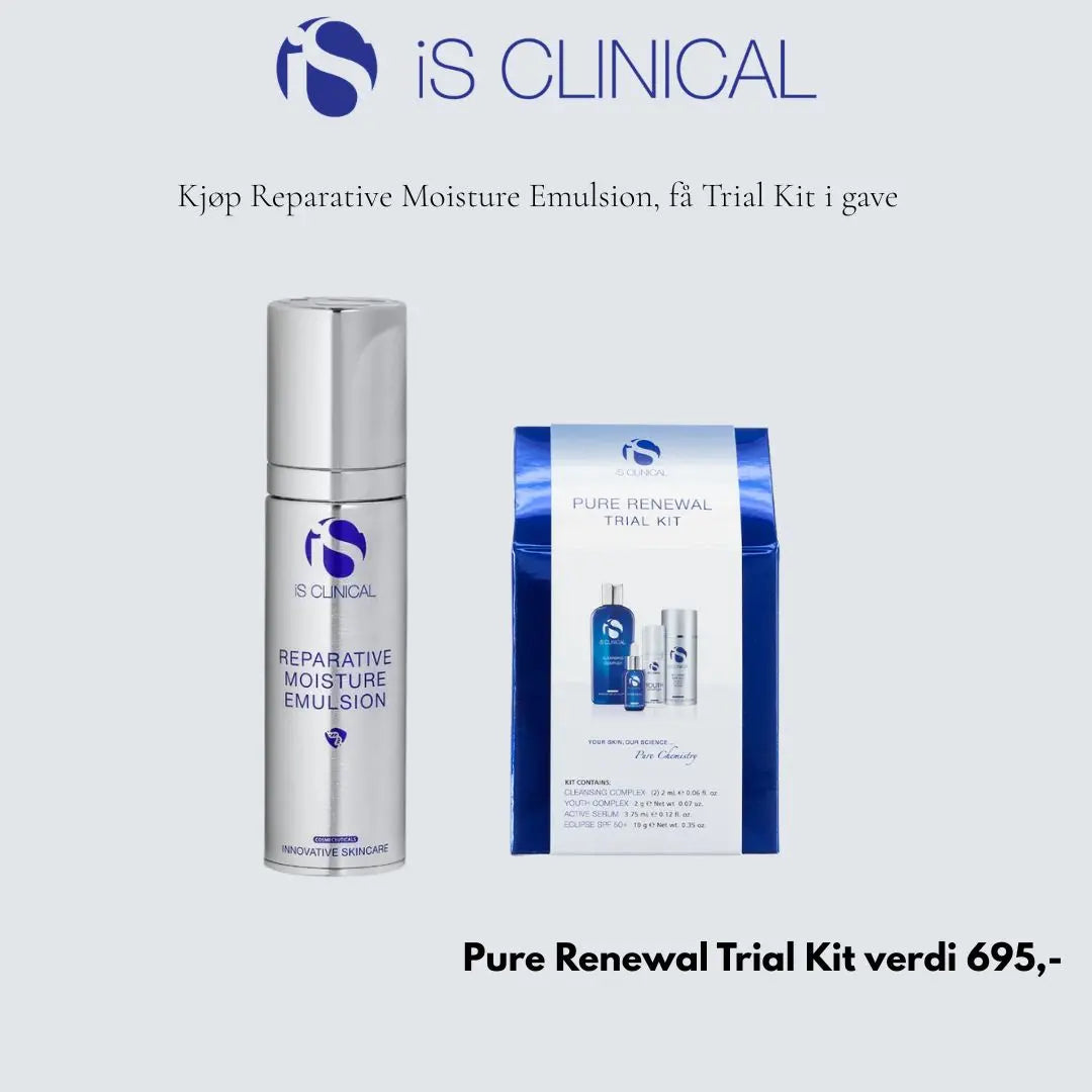 iS Clinical Reparative Moisture Emulsion + Pure Renewal Trial Kit (Kampanje)