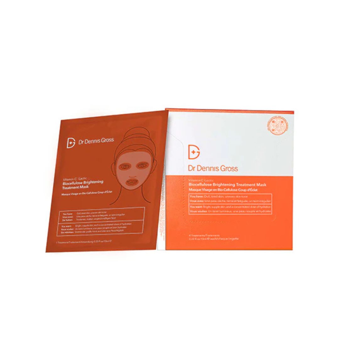 Dr Dennis Gross Biocellulose Brightening Treatment Mask (flere str) - www.Hudonline.no