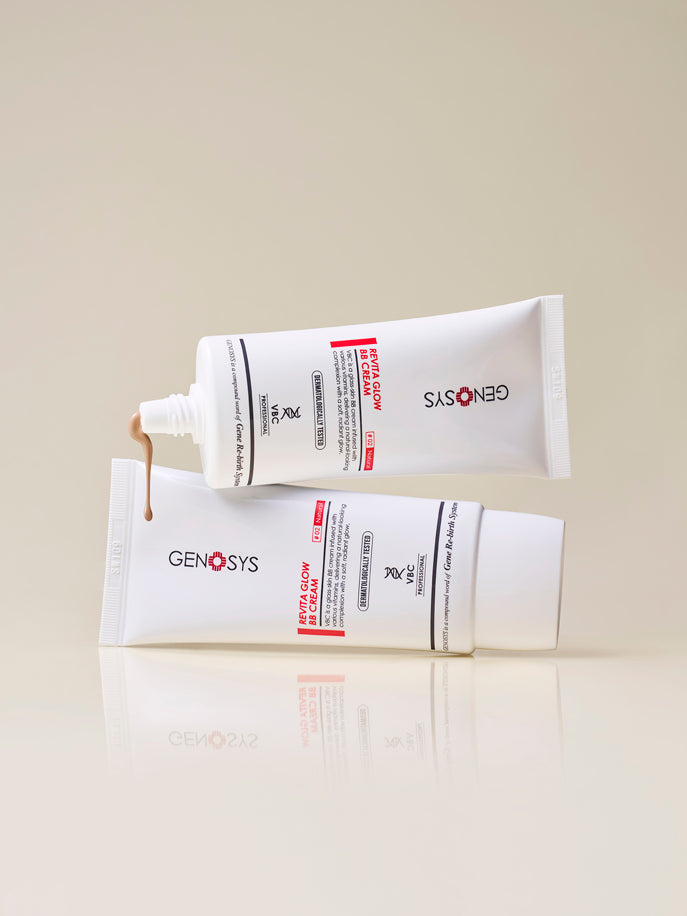 Genosys Revita Glow BB Cream #01 Bright — glass skin-effekt