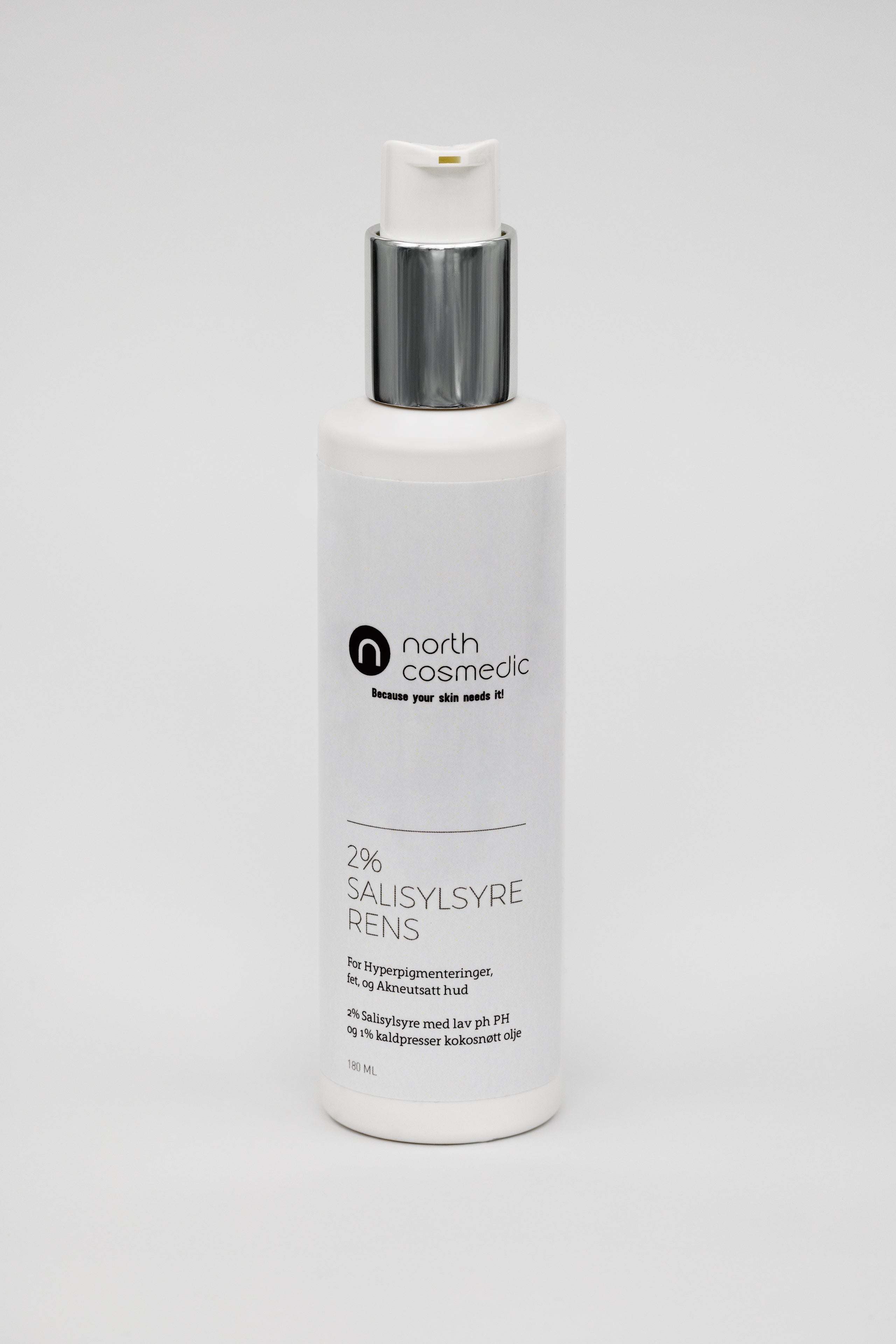 North Cosmedic 2% Salisylsyre rens for ansikt og kropp - www.Hudonline.no 