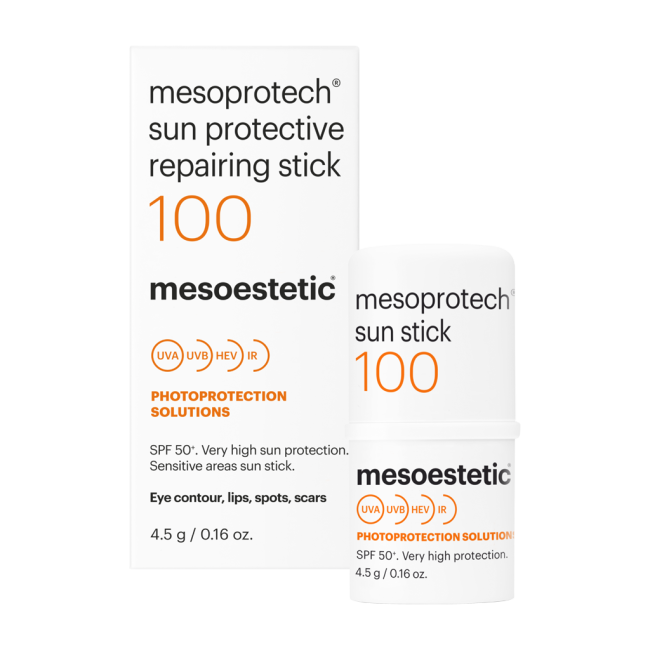 Mesoestetic Sun Protective 100+ Repairing Stick 4,5g - www.Hudonline.no