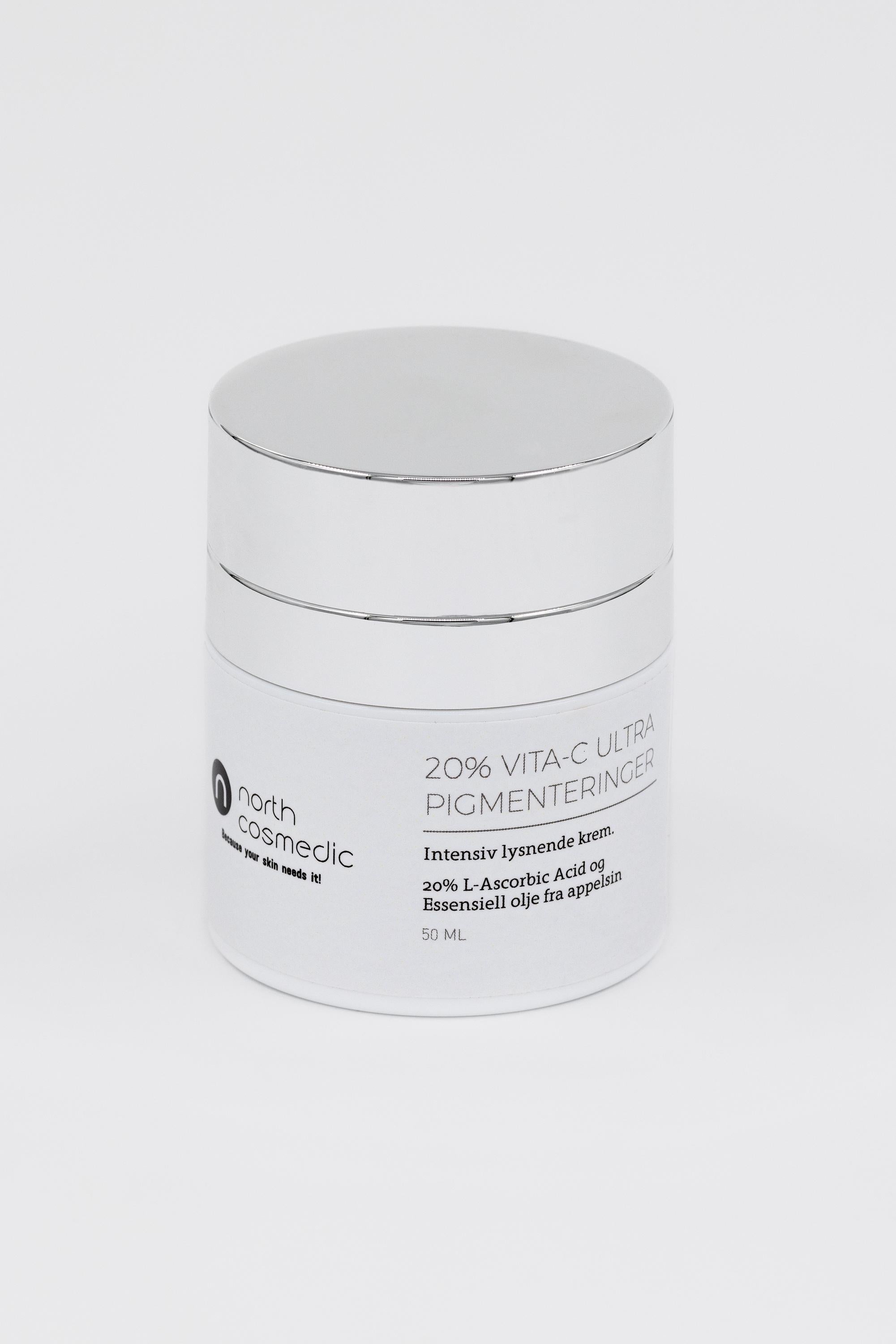 North Cosmedic 20% Vita-C Ultra pigmenteringer - www.Hudonline.no 