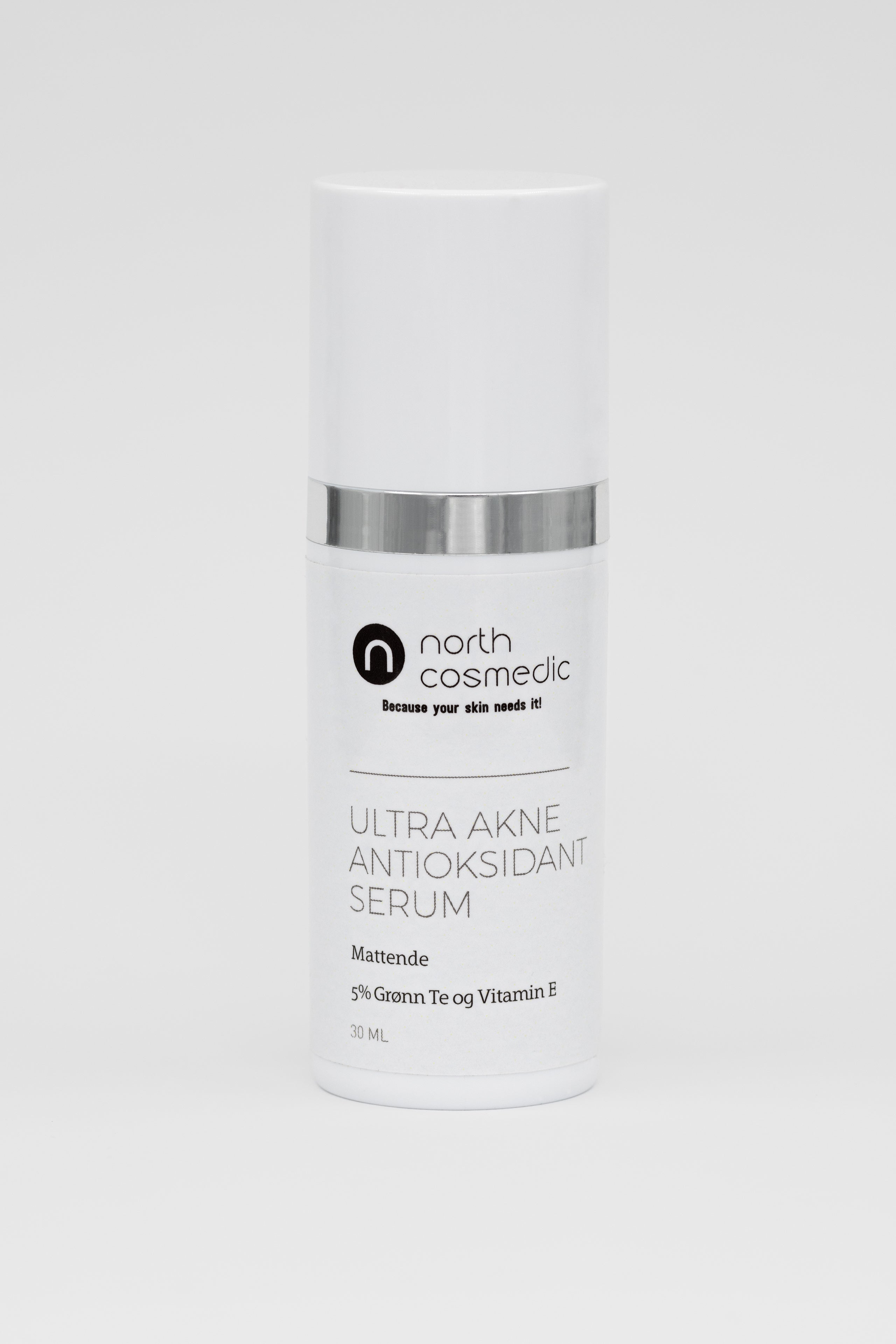 North Cosmedic Ultra akne antioksidant serum 30ml - www.Hudonline.no 