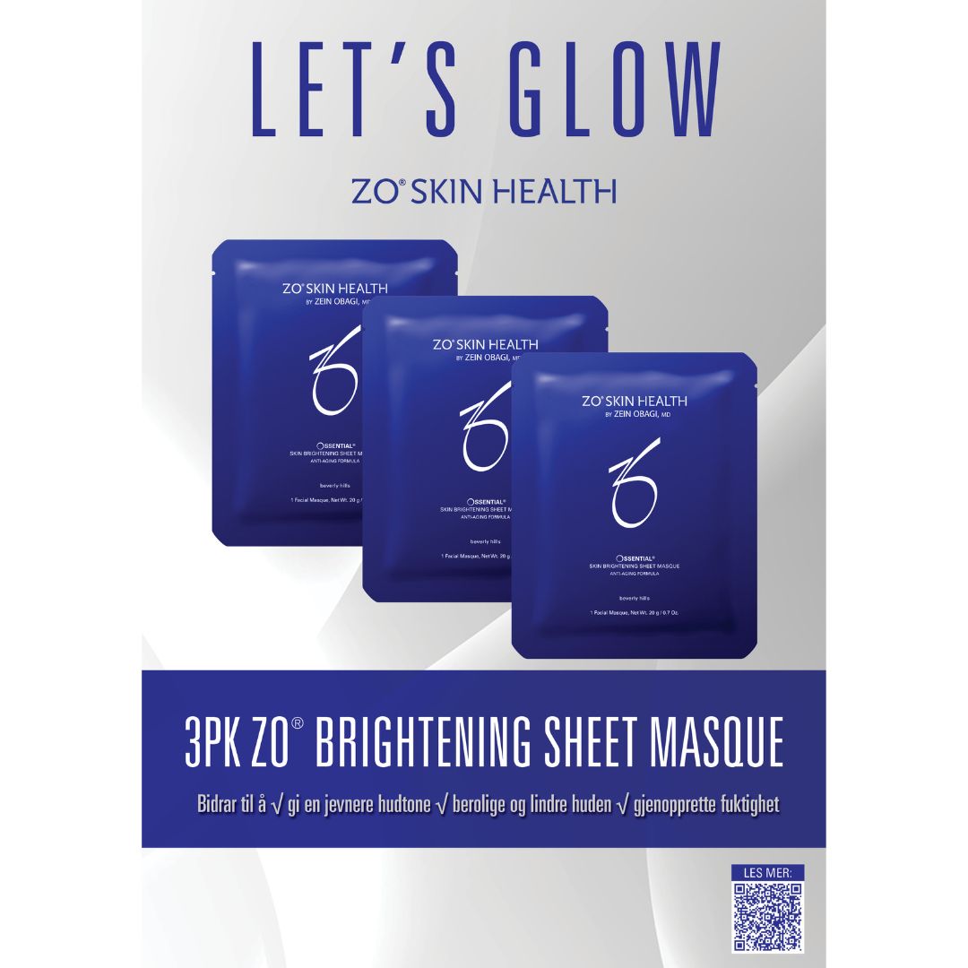 Zo Skin Health Skin Brightening Sheet Masque 3-pk - www.Hudonline.no 