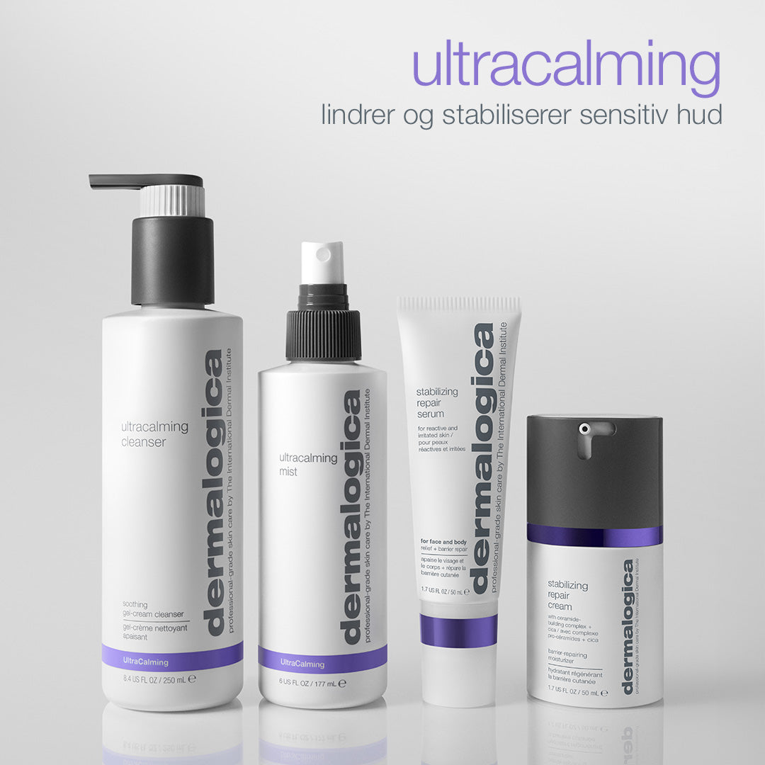 Dermalogica UltraCalming-serien med Stabilizing Repair Serum og Cream for sensitiv hud