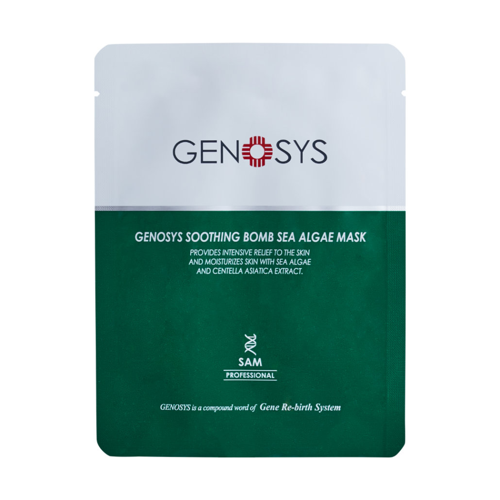 Genosys Soothing Bomb- Sea Algae Mask (10 pack) - www.Hudonline.no 
