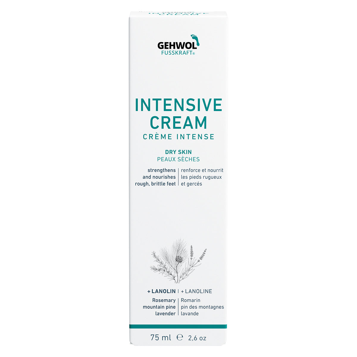 Gehwol Fusskraft Intensive Cream 75ml - www.Hudonline.no 