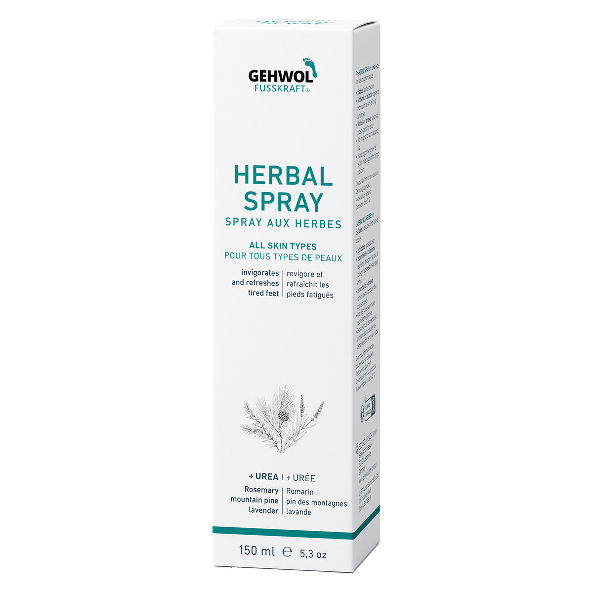 Gehwol Fusskraft Herbal Spray 150 ml - www.Hudonline.no 