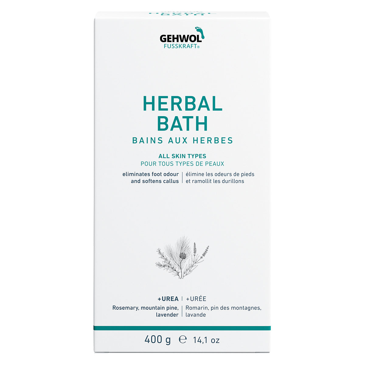 Gehwol Fusskraft Herbal Bath - www.Hudonline.no 