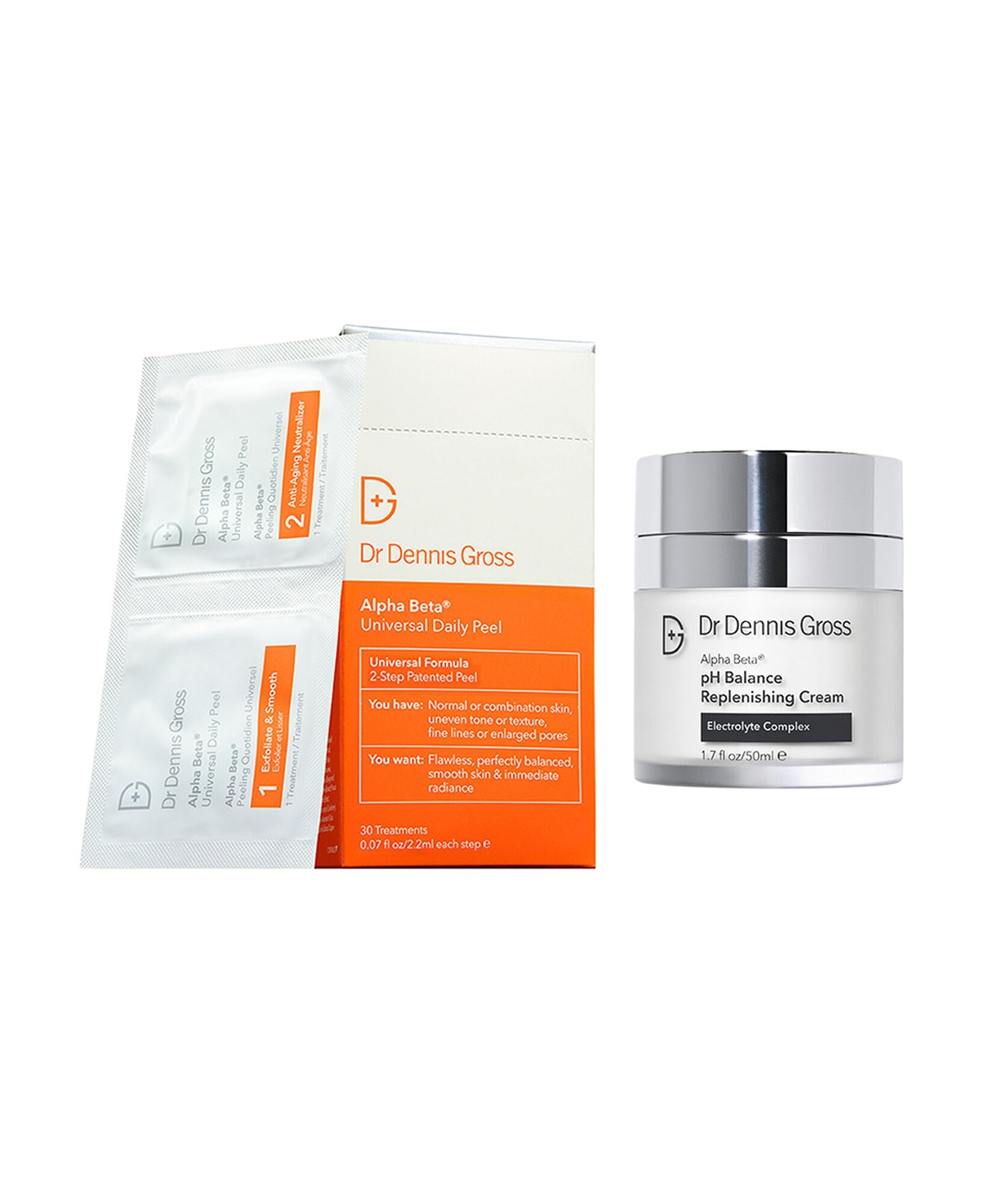 Dr Dennis Gross Alpha Beta Daily Peel + Replenish Universal - www.Hudonline.no