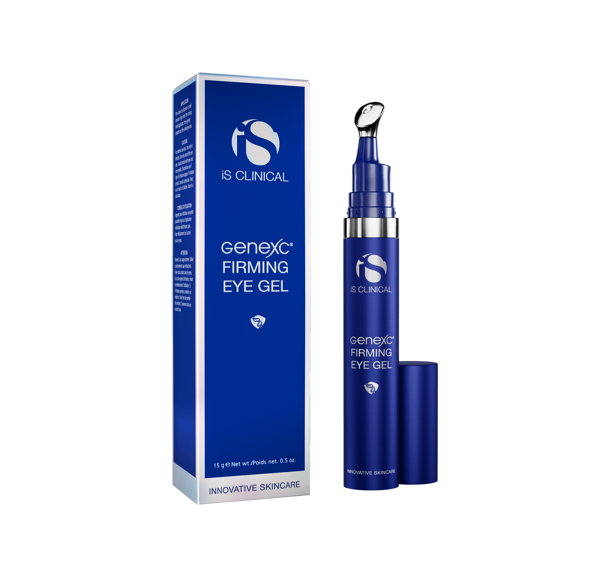 iS Clinical GeneXC Firming Eye Gel emballasje