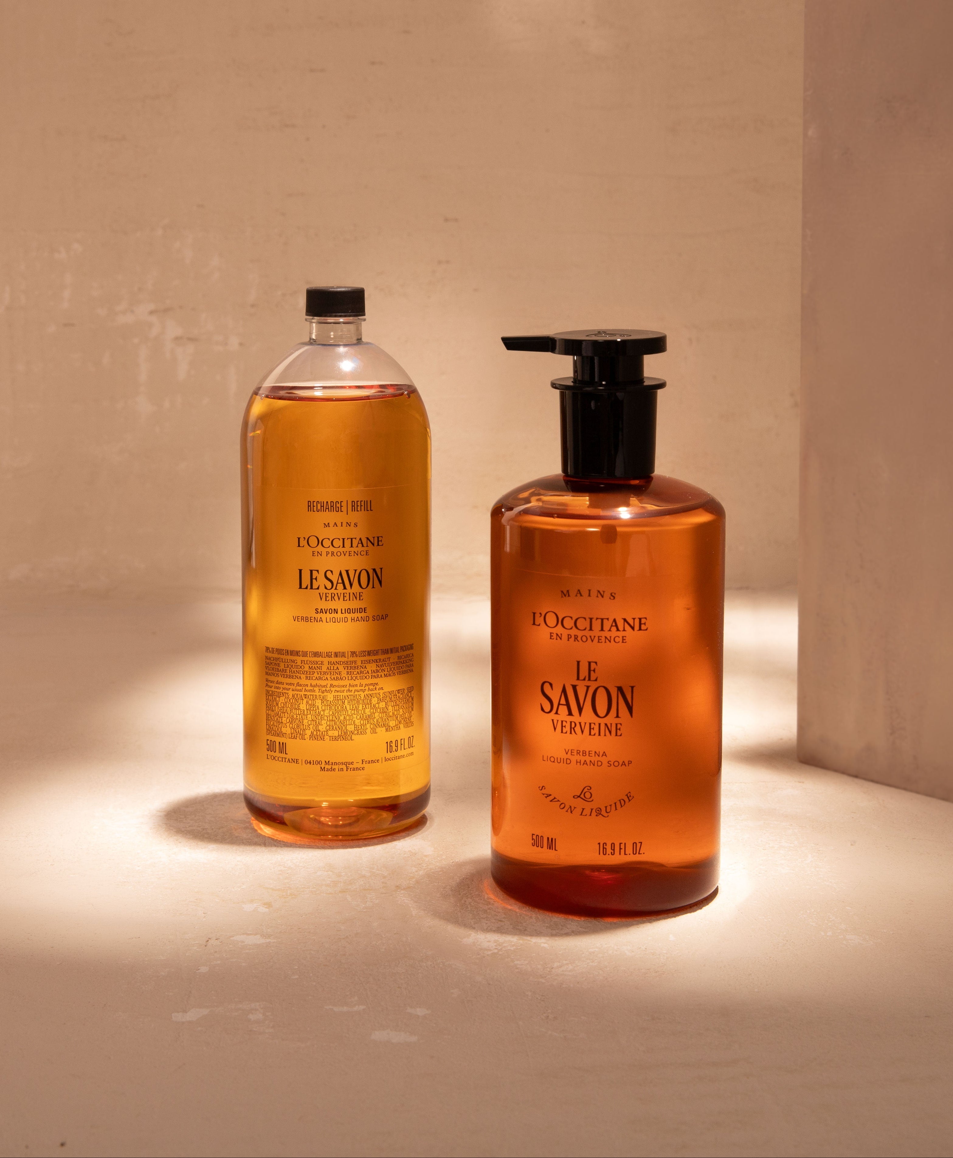 L'Occitane Verbena håndsåpe – refill og flaske