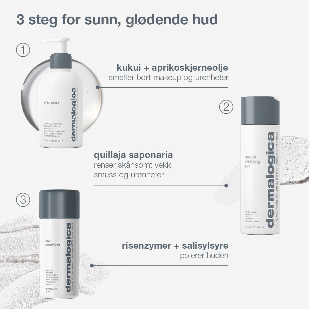 Teksturer i Expert Cleanse + Glow