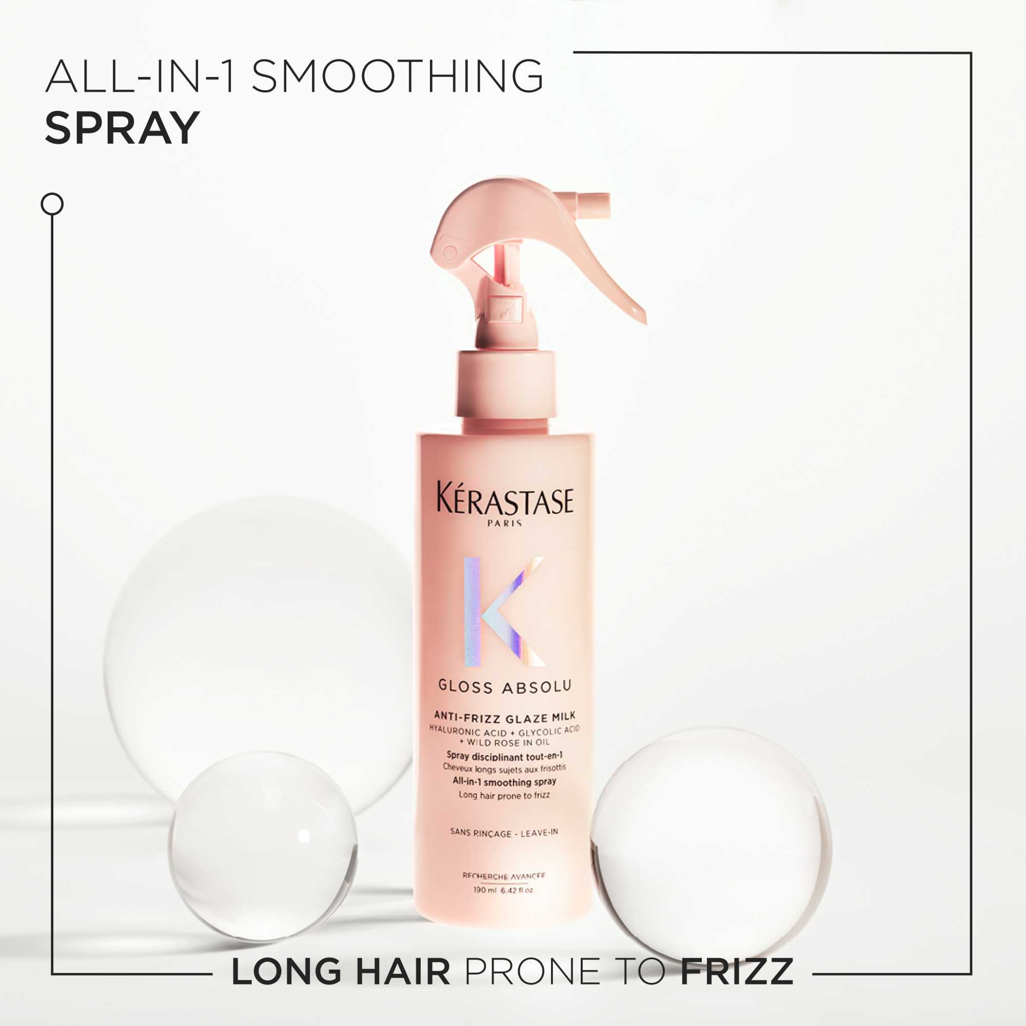 Kerastase Gloss Absolu Anti-Frizz Glaze Milk Heat Protection 190ML - www.Hudonline.no 