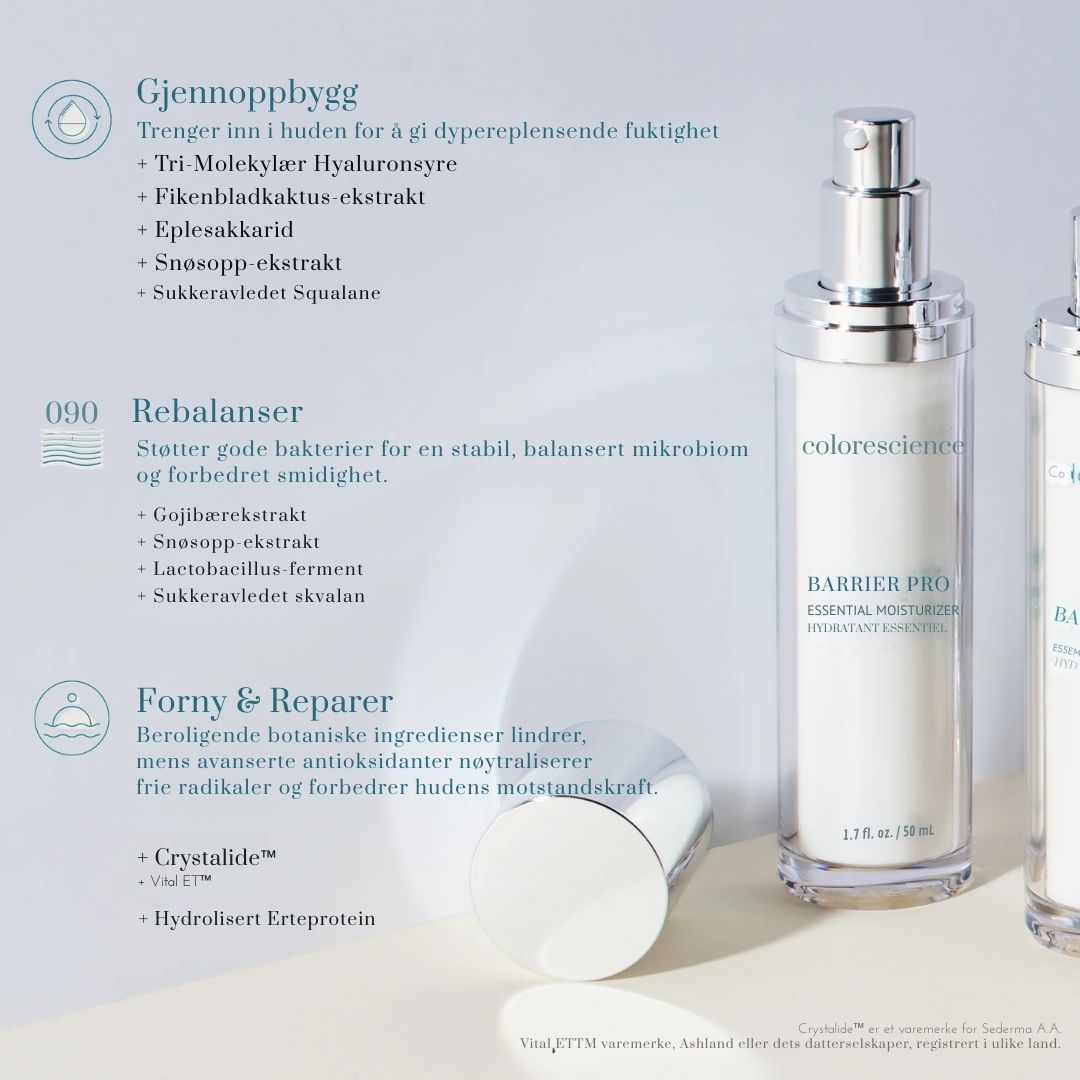 Colorescience Barrier Pro Essential Moisturizer 50ml - www.Hudonline.no 