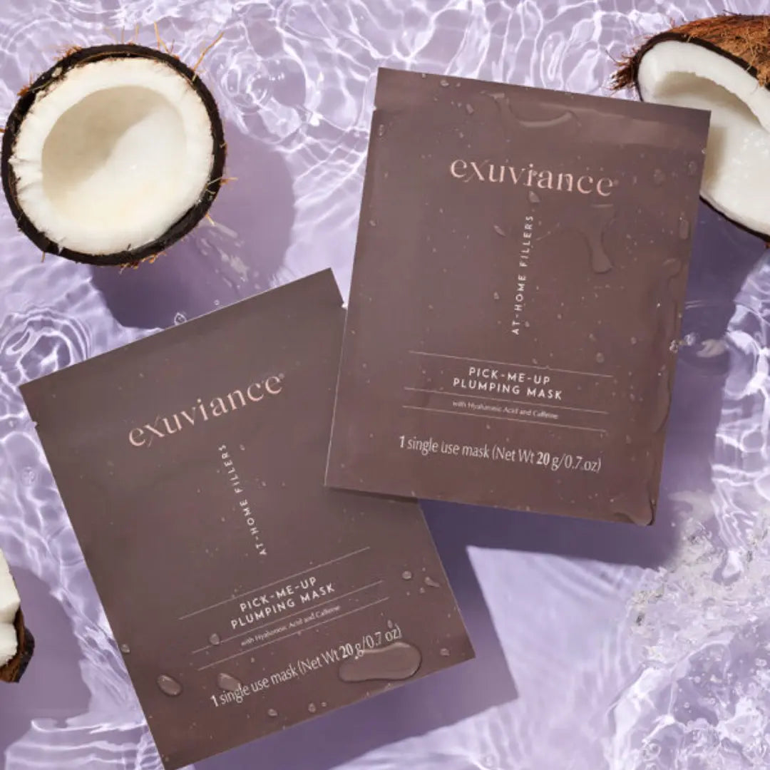 Exuviance Pick-Me-Up Plumping Mask 20 g — Fuktgivende arkmaske med hyaluronsyre