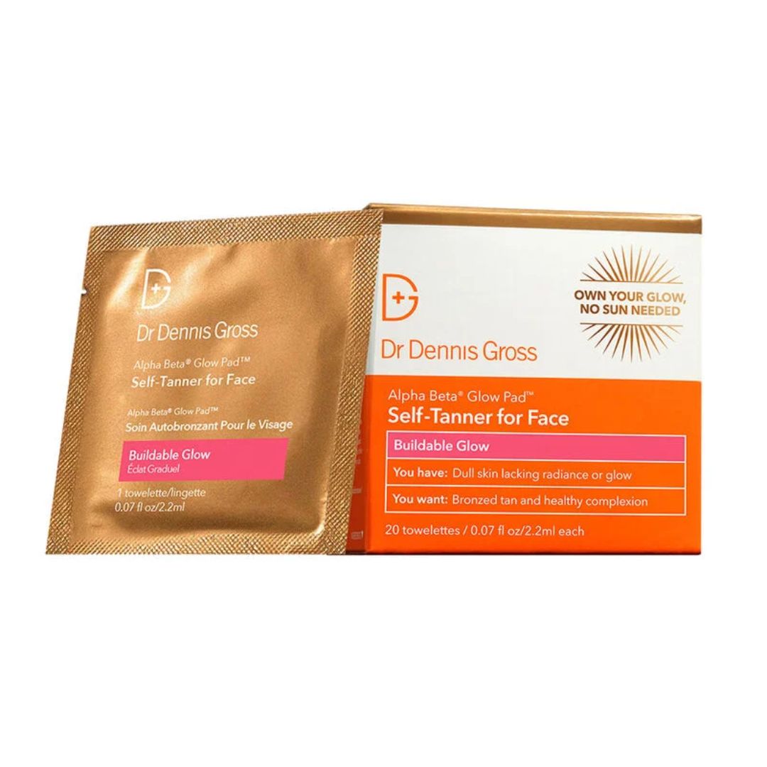Dr Dennis Gross Alpha Beta Glow Pad Self-Tanner for Face - www.Hudonline.no 