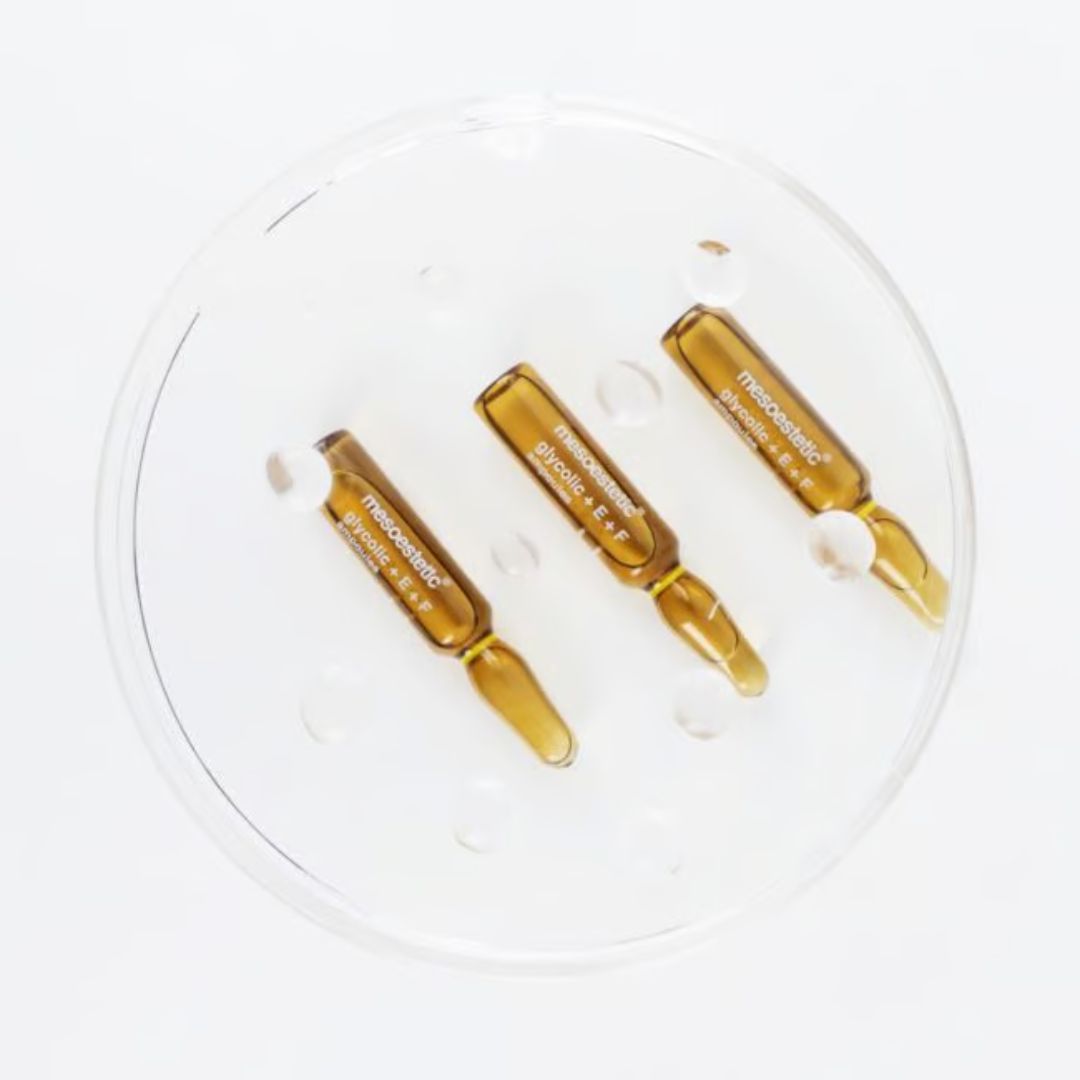 Mesoestetic Glycolic + E + F Ampoules - www.Hudonline.no 