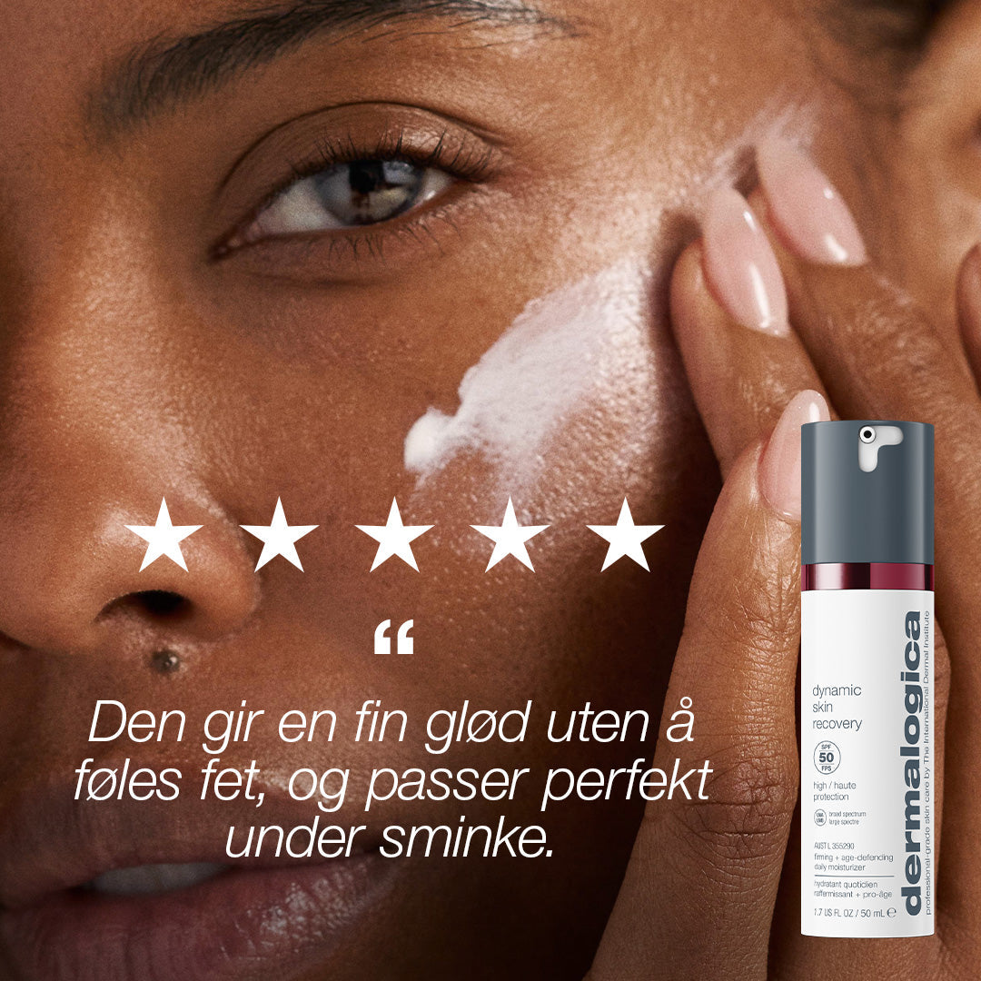 Dynamic Skin Recovery SPF 50 på huden