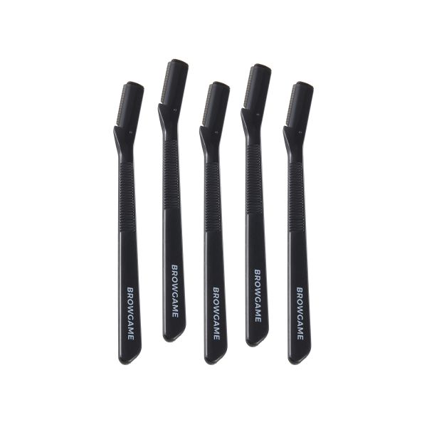 Browgame Cosmetics Eyebrow Shaping Knife - 5-pack - www.Hudonline.no 