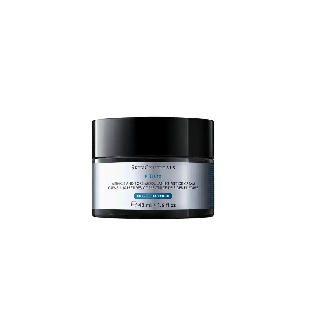SkinCeuticals P-TIOX Anti-Aging Duo Hudpleiesett med Peptidserum 30 ml og Peptidkrem 48 ml mot Rynker og Porer