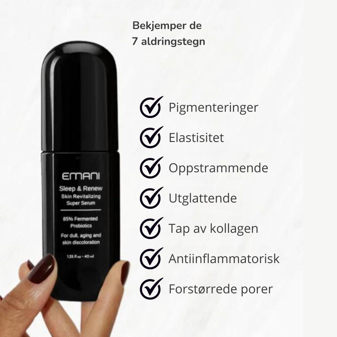 Emani Sleep & Renew Serum - www.Hudonline.no