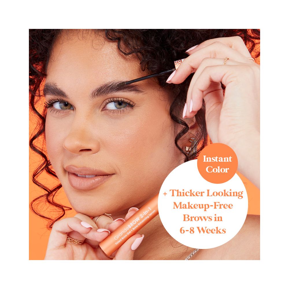 GrandeBROW 2-In-1 Tinted Brow Gel + Brow Enhancing Serum - www.Hudonline.no 
