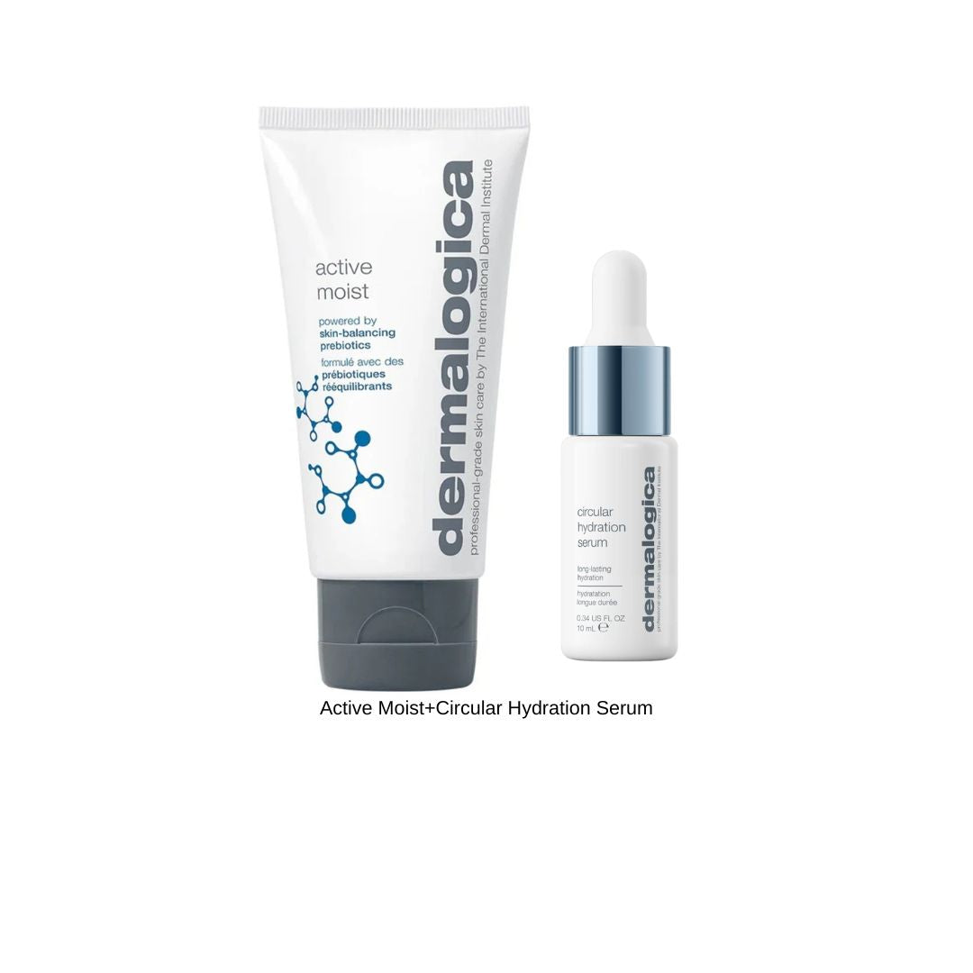Dermalogica Kjøp 100ml Moist, få med 10ml Circular hydration serum - www.Hudonline.no 