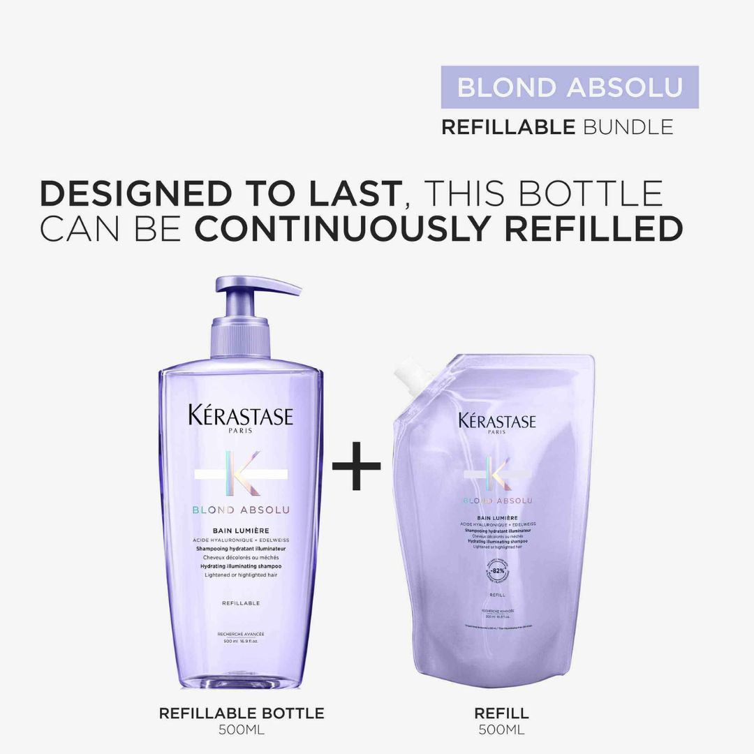 Kérastase Blond Absolu Bain Lumière Shampoo Refill 500ml - www.Hudonline.no 