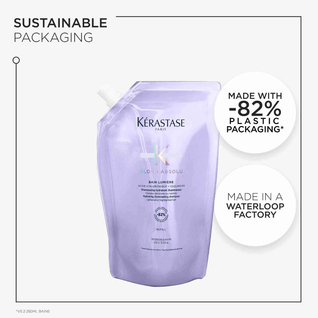 Kérastase Blond Absolu Bain Lumière Shampoo Refill 500ml - www.Hudonline.no 