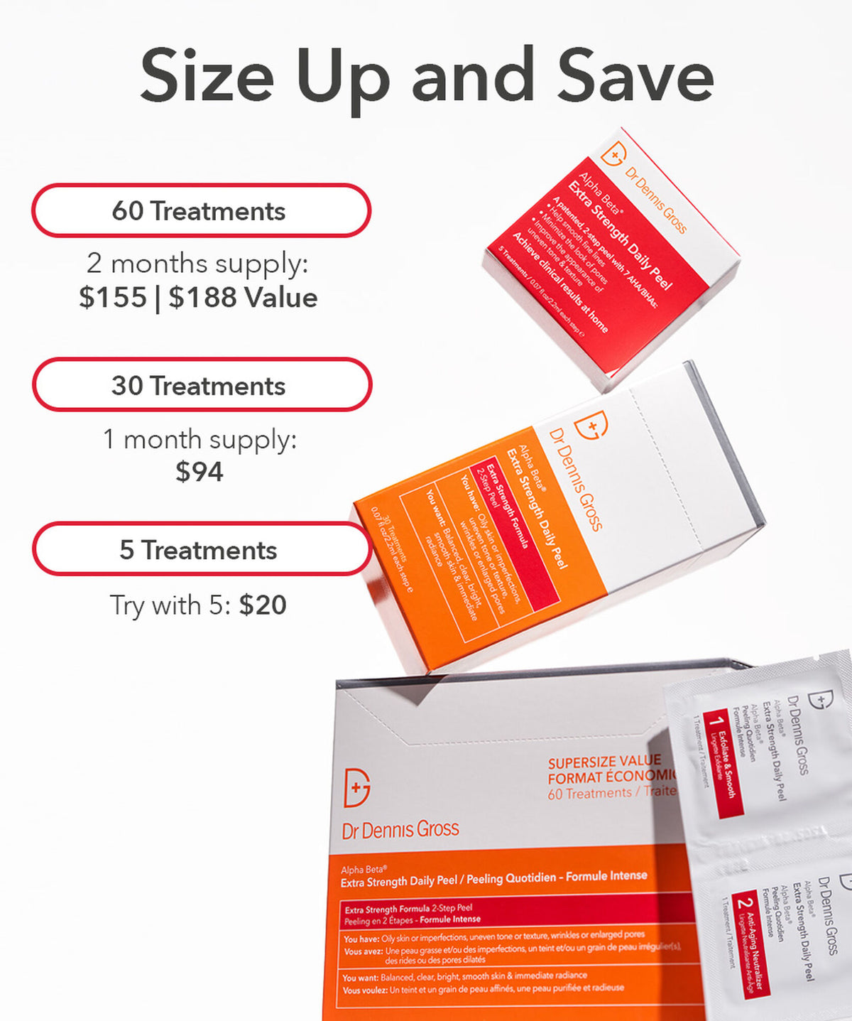 Dr Dennis Gross Alpha Beta Peel Extra Strength 30pk - www.Hudonline.no