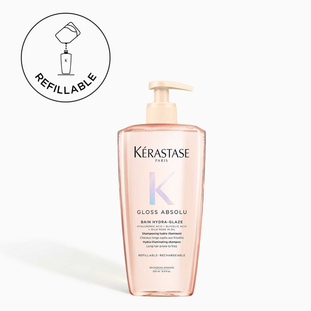 Kérastase GLOSS ABSOLU BAIN HYDRA-GLAZE SHAMPOO 500ML - www.Hudonline.no 