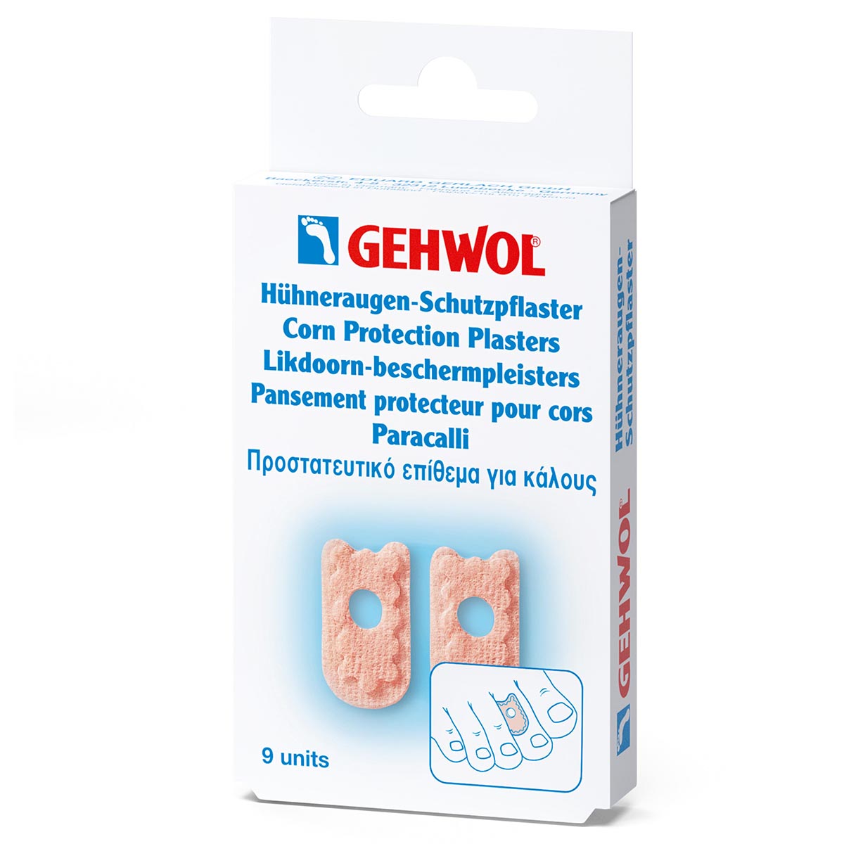Gehwol Corn Protection Plaster 1 pk á 9 stk - www.Hudonline.no 