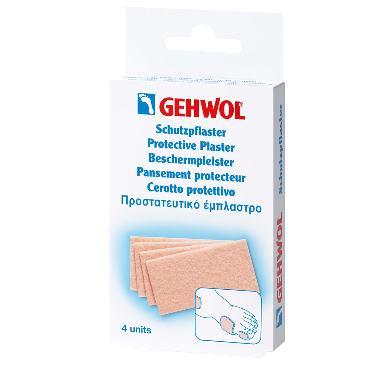 Gehwol Protective Plaster 1 pk a 4 stk - www.Hudonline.no 