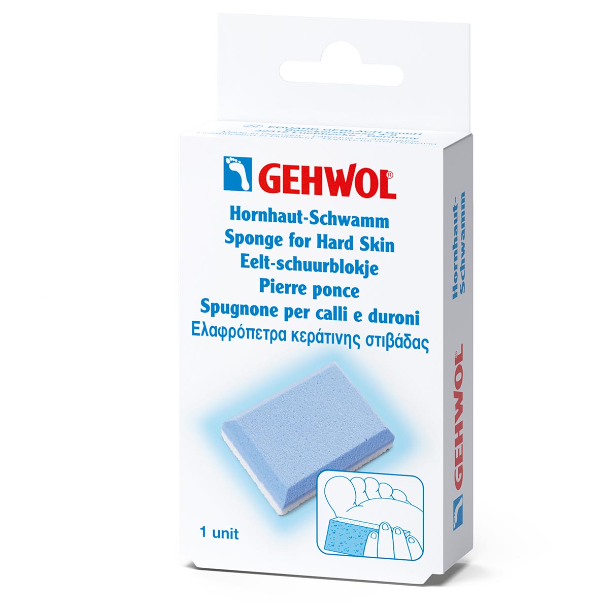 Gehwol Sponge For Hard Skin 1 stk - www.Hudonline.no 