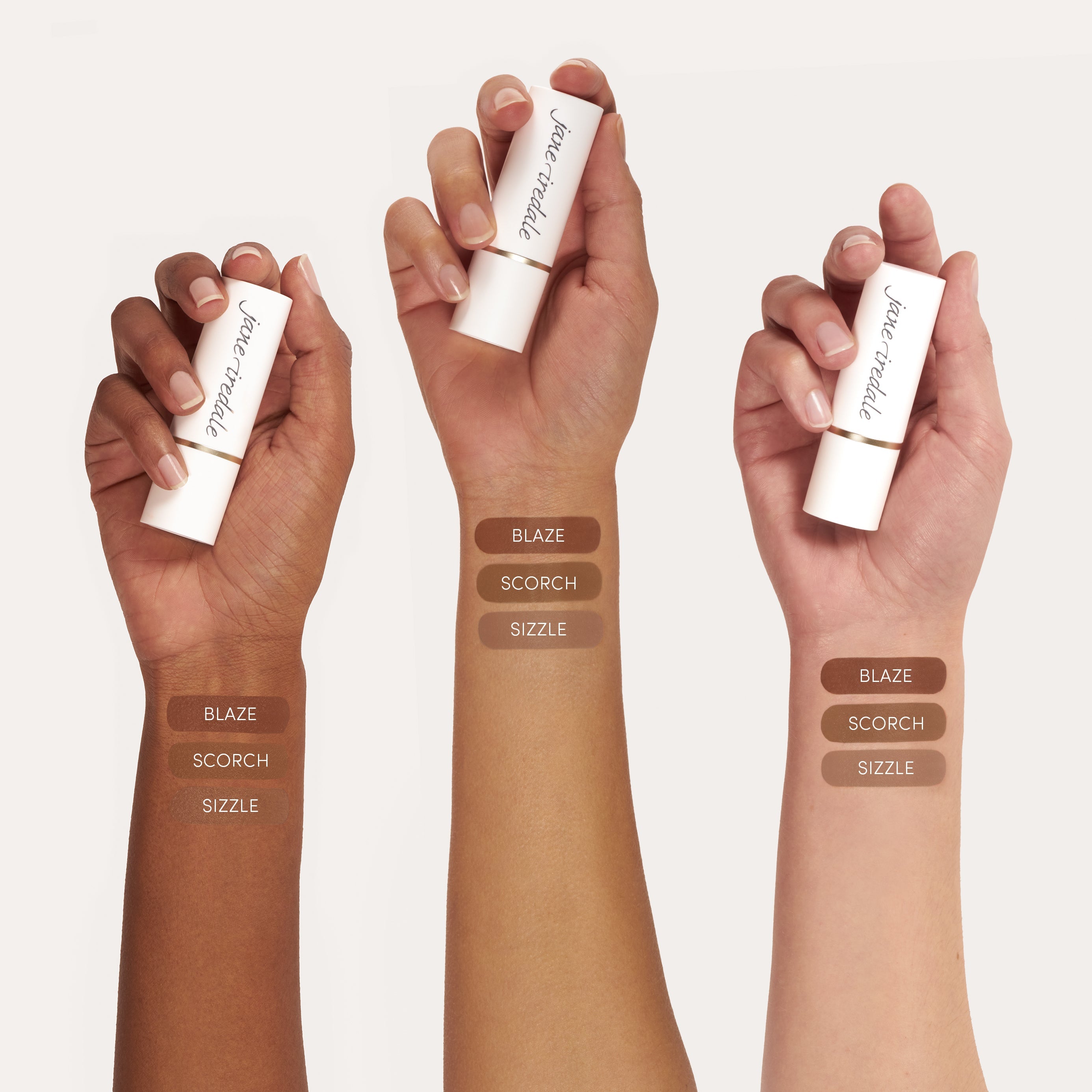 Glow Time Bronzer Stick påføring