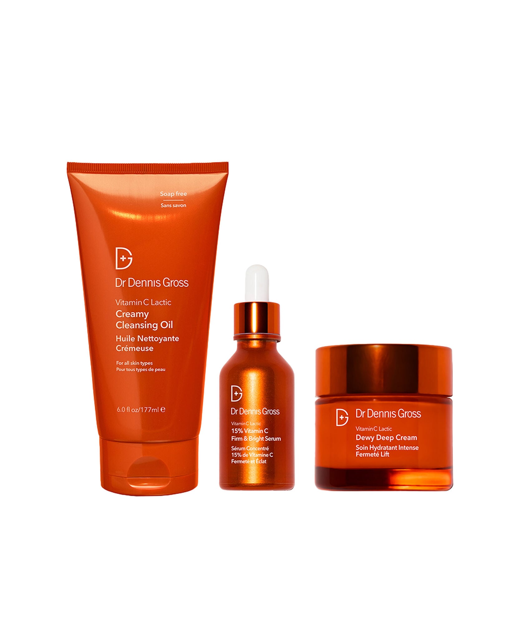 Dr Dennis Gross Vitamin C + Lactic Glow & Bright Sett - www.Hudonline.no