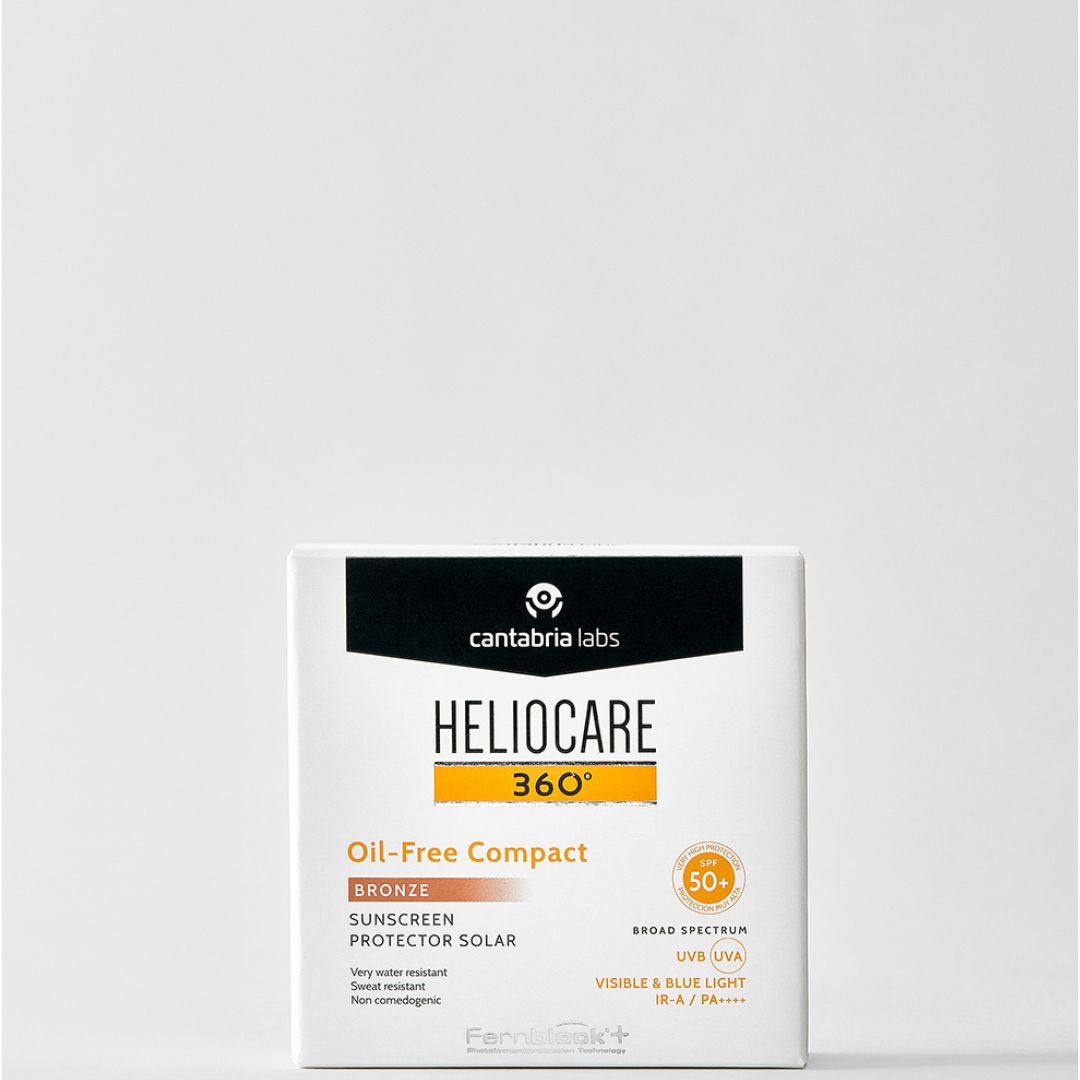 Heliocare Oil-Free Compact Bronze SPF 50+ - www.Hudonline.no 