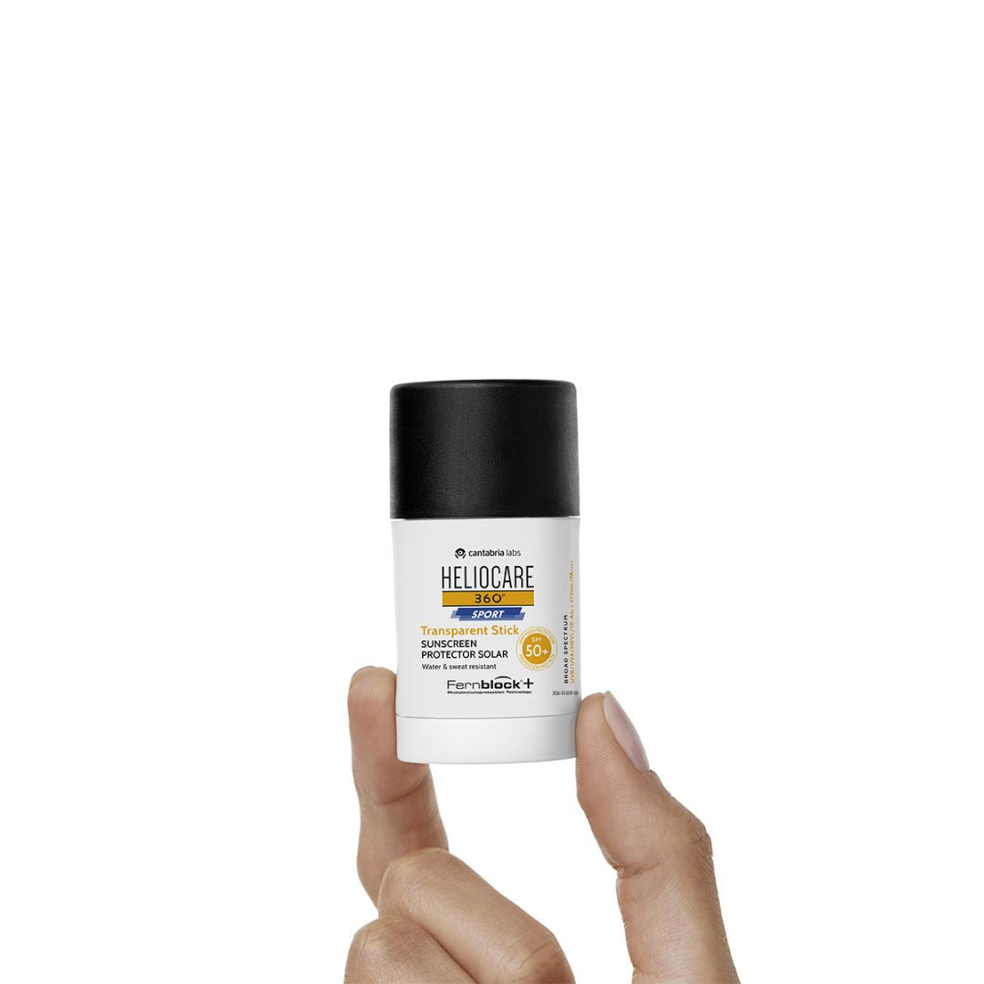 Heliocare Sport Transparent Stick SPF 50+ - www.Hudonline.no 