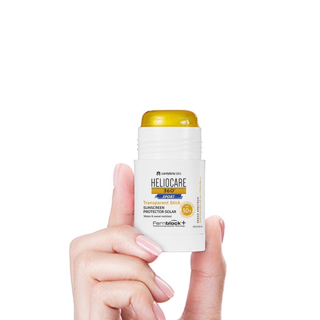 Heliocare Sport Transparent Stick SPF 50+ - www.Hudonline.no 