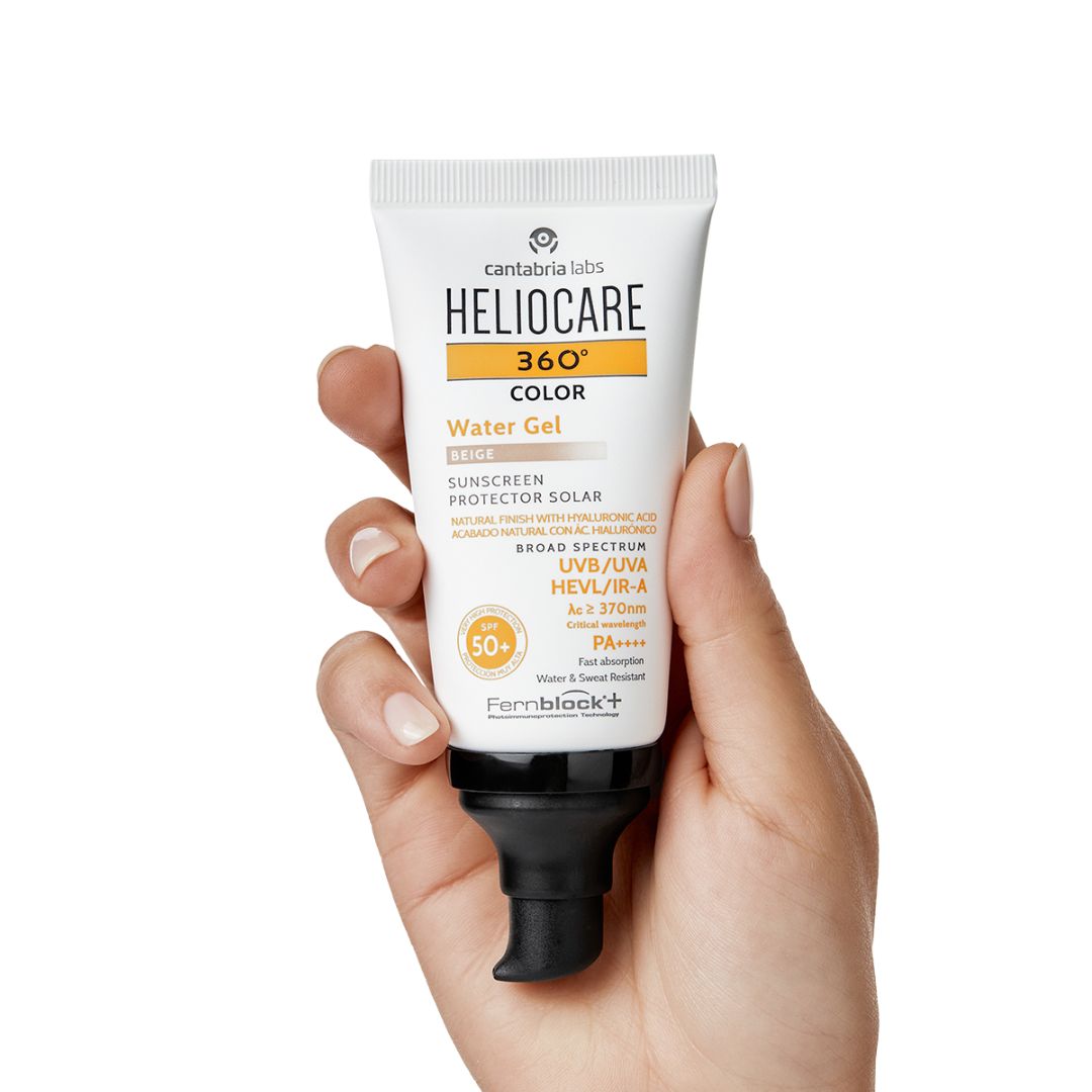 Heliocare Water Gel Color SPF50+ Beige - www.Hudonline.no 